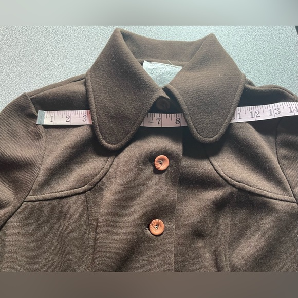 Vintage Lee Parker Wool Light Weight Brown Jacket - Picture 8 of 15